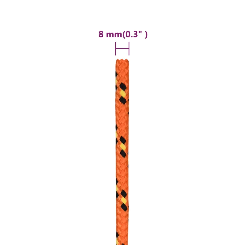 Corda per barca Arancione 8 mm 50 m in Polipropilene 152661
