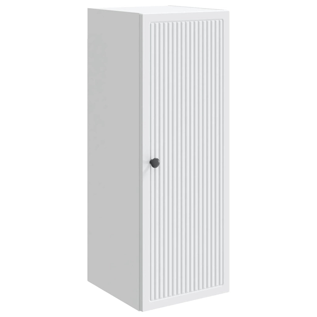 Mobiletto a muro Bianco 33 x 34,5 x 90 cm Legno ingegnerizzato 897905