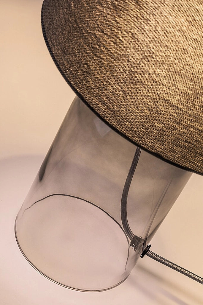 Lampada da tavolo Luxin 1xE14 vetro fumé Rabalux