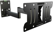 Muurbeugel per TV da 13-32 pollici, rotativo e inclinabile, per schermo curvo LCD, fino a 30 kg, VESA 100x100/200x100, nero