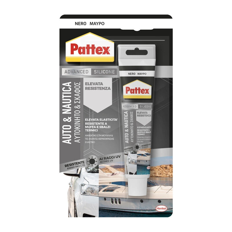 PATTEX SILICONE AUTONAUTICA 50 ML- HENKEL ITALIA- 12,0 pz