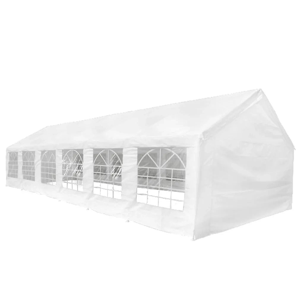 Tenda per Festa da Giardino Bianca 12 x 6 m 271798
