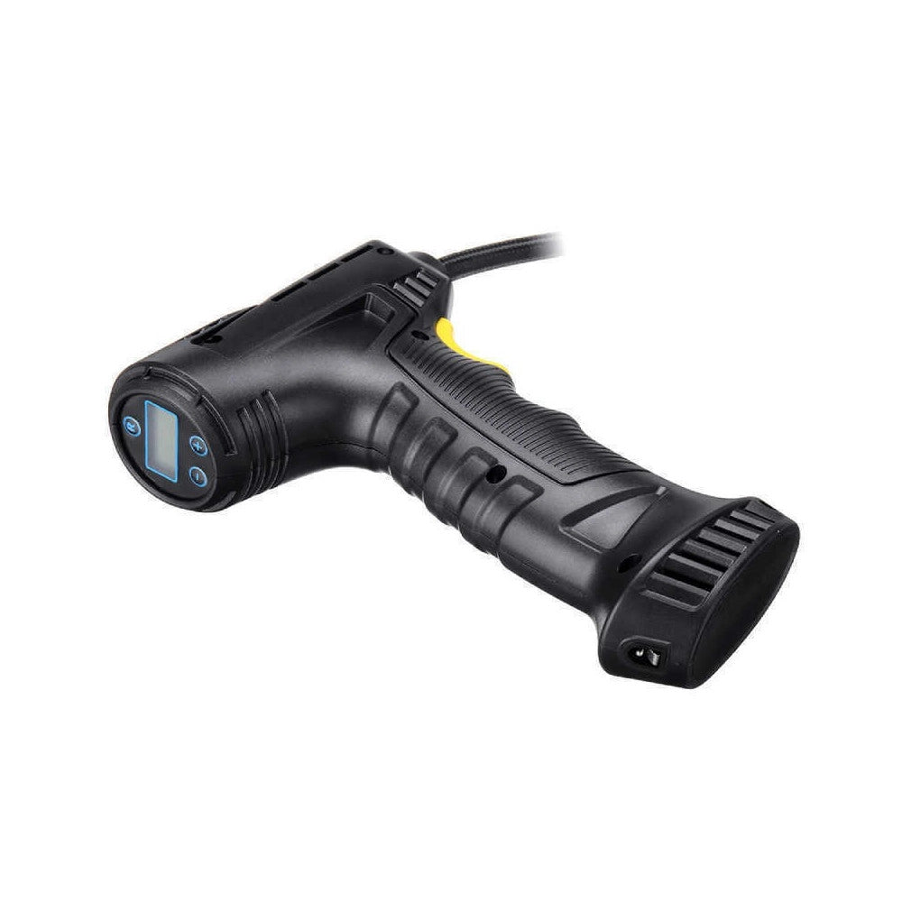 Trade Shop - Compressore Ad Aria Per Auto Portatile 12v Pressione Ruote Con Display Led 120w -