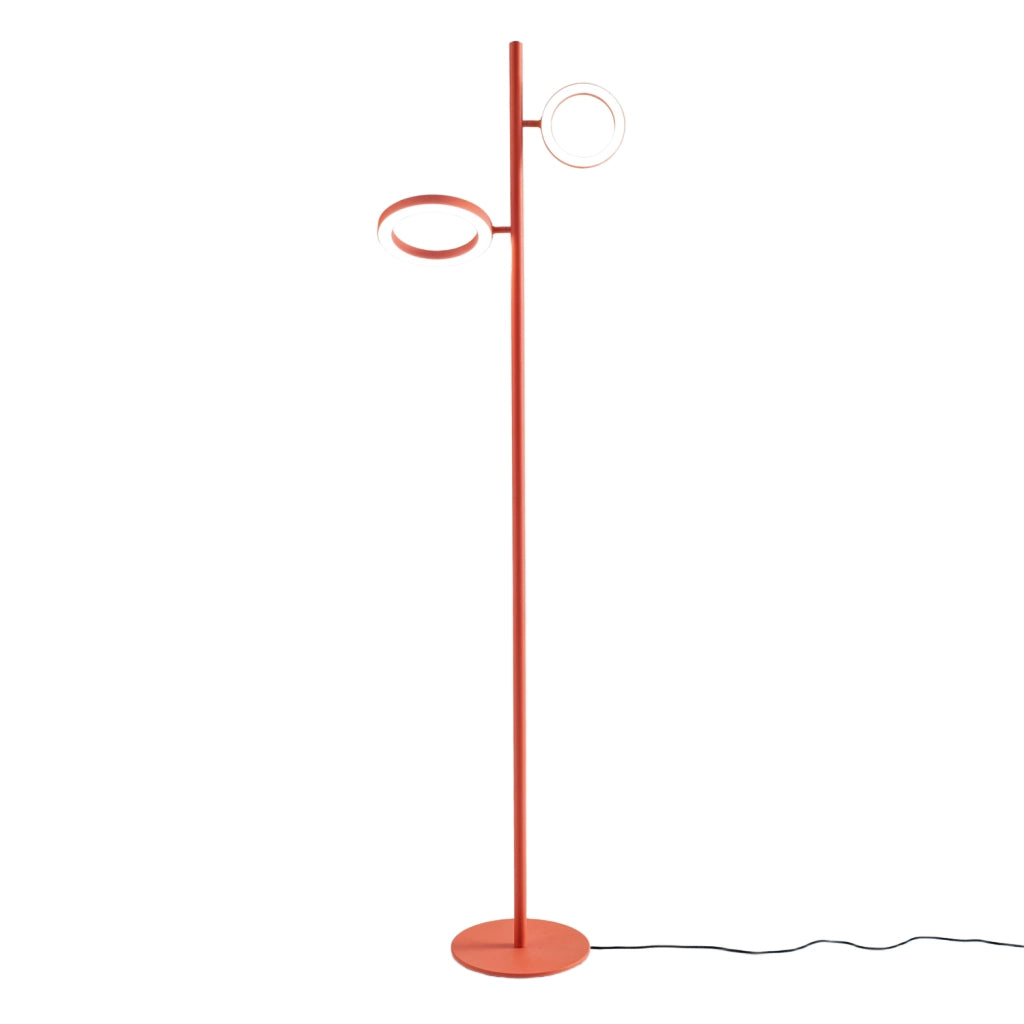 Lampada da terra GPIA32 Arancio Bruciato 28W LED 1304lm 3000K Dimmerabile Push _ Gealuce