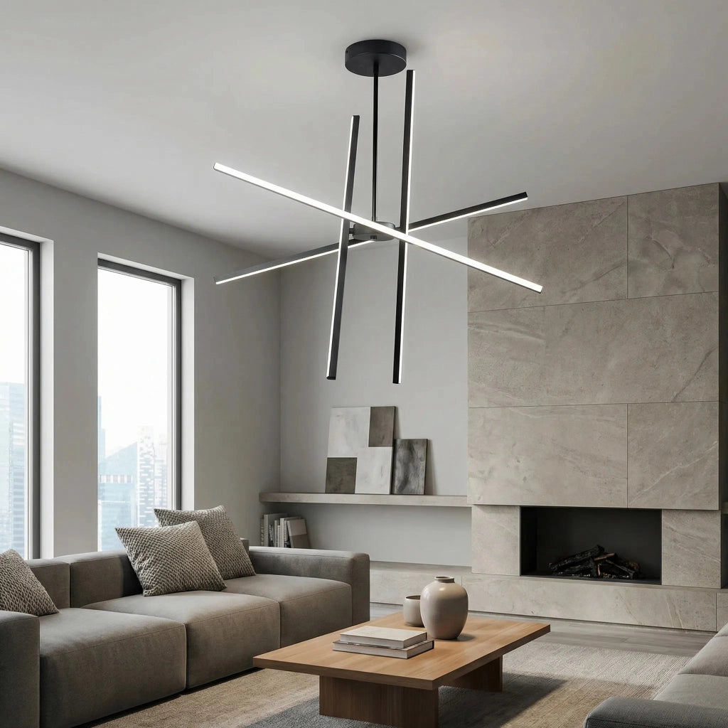 Lampada Da Soffitto Led App1929-cp Black