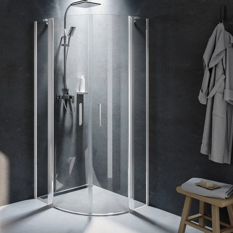 NOVIK 309 RIHO 90x90 x200cm 1/4 cerchio cabina doccia con ante a battente