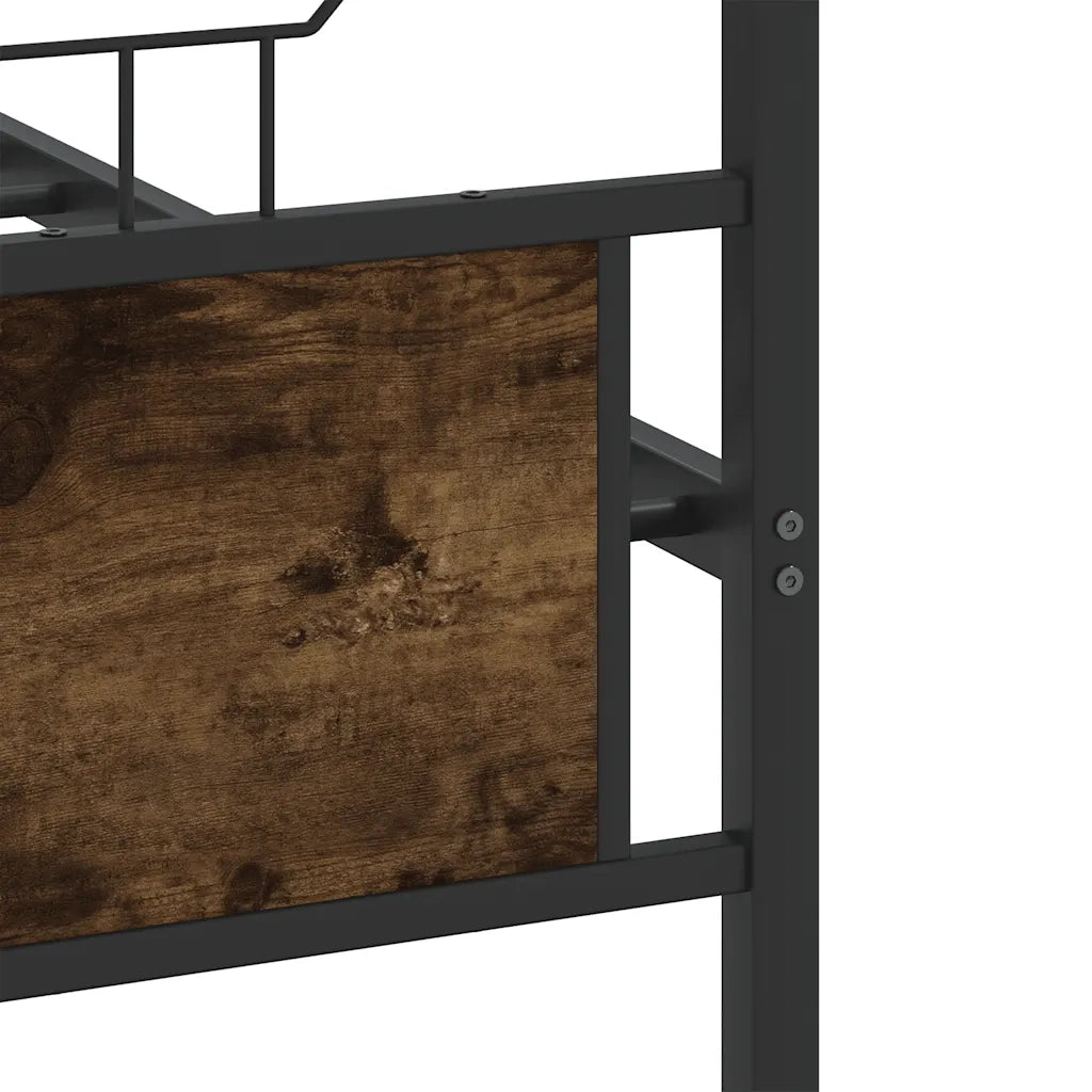 Giroletto senza Materasso Rovere Fumo 150x200 cm in Truciolato