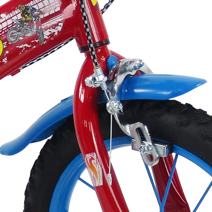 SCH SPEED 14", bicicletta per bambini, adatta a bambini tra i 4 e i 6 anni, per altezza tra 100 e 120 cm, con campanello