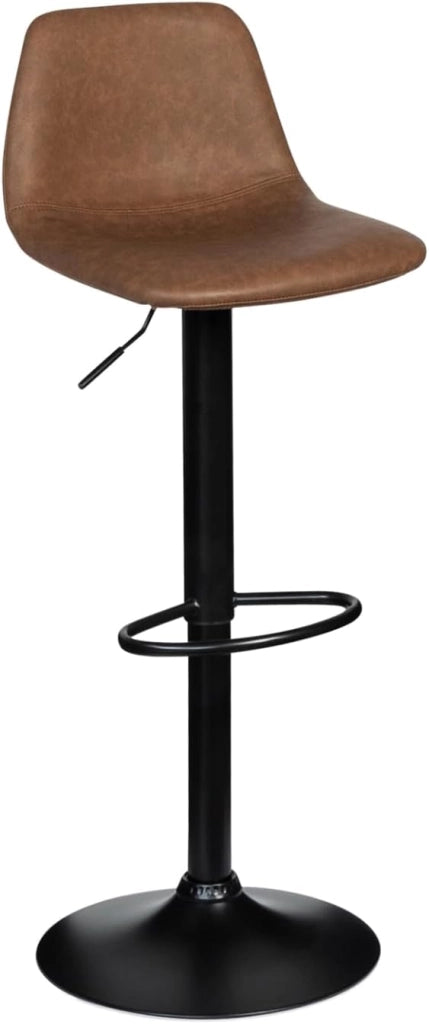 Set di 2 sgabelli da bar TEXAS vintage marrone