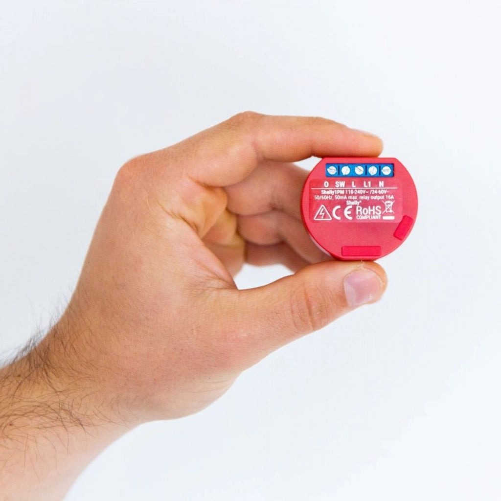 Shelly 1PM Smart Wi-Fi Interruttore a relè azionato da Wi-Fi