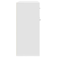 Credenza Bianca 88x30x70 cm in Legno Multistrato 800675