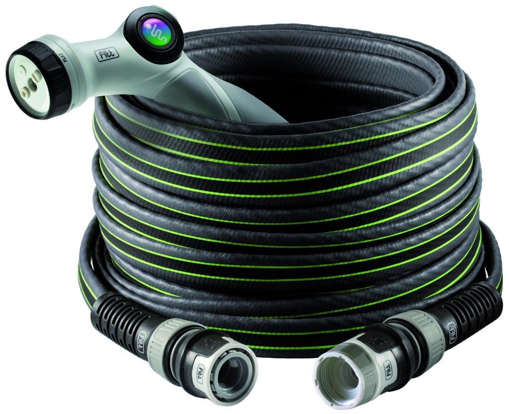 Fitt TUBO PER GIARDINAGGIO FITT FORCE NTS mis.5/8 x mt.30 CON PISTOLA COL. GREY/LIME