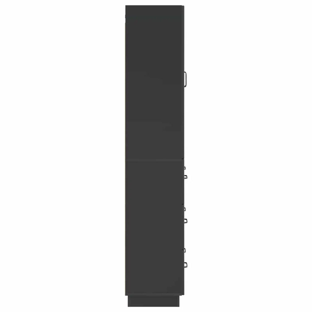 Set di armadi 2 pcs Nero 66 x 34,5 x 87 cm Legno ingegnerizzato