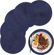 Set di 16 cm Piastrelle di Plastica Polipropilene Lavabili per Cucina Tavolo da Pranzo Festa Matrimonio - Blu