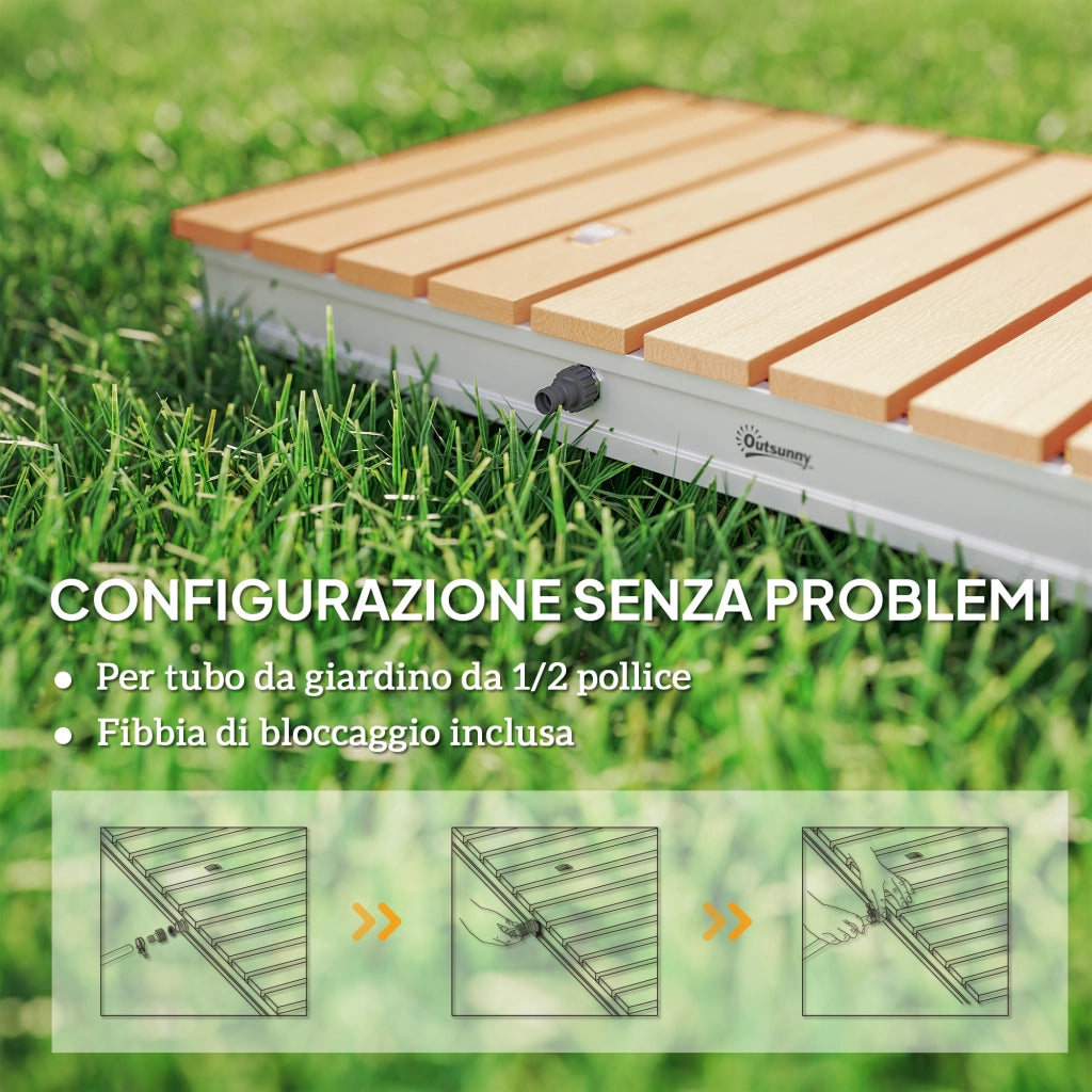 Doccia da Giardino Portatile ¨C zephmum ¨C Legno 70x55 cm