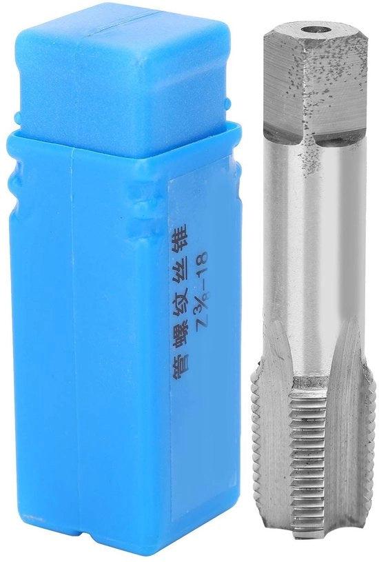 Tappo conica 3/8-18 HSS - Tappo per riparazioni di condotte idriche - Acciaio inossidabile/Ferro - Alta efficienza - Alta velocità di taglio - Tappo conica per tubi.