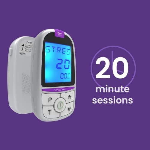 Tenscare K-ITS-GO iTouch Sure Apparecchio per Pavimento Pelvico 4 Programmi Preimpostati con Sonda Vaginale e Go Gel 100ml colore Bianco
