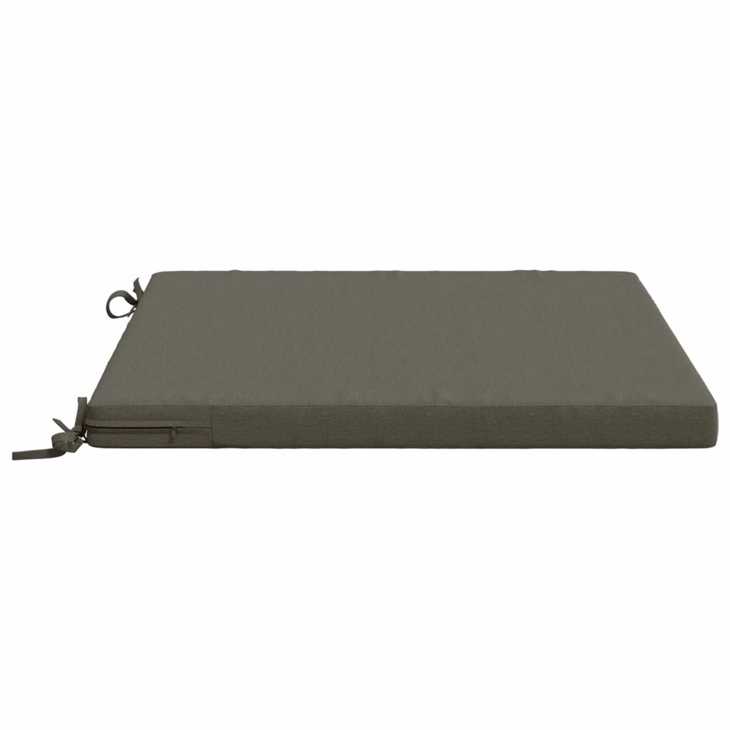 Cuscini per Sedia in 4 Pezzi SOEST 4 pz 100% Poliestere Grigio 944664