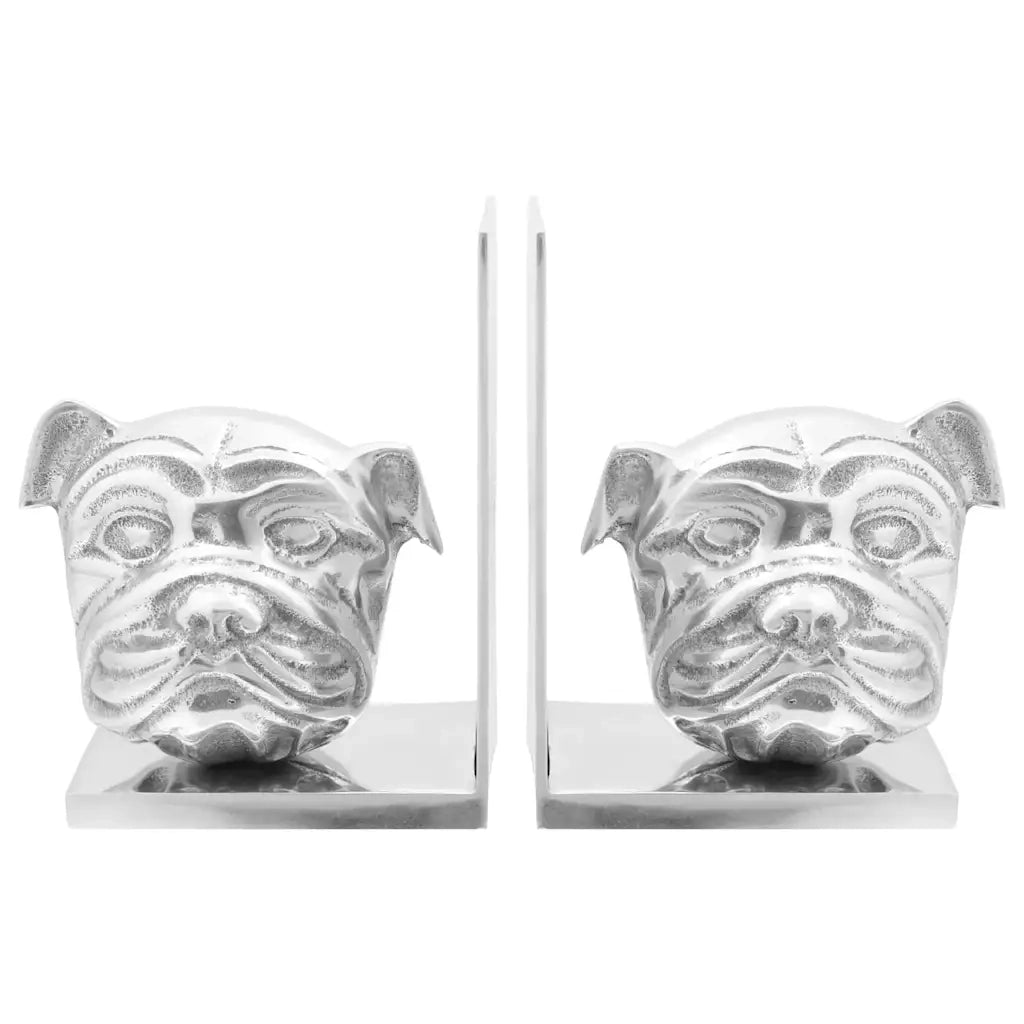Fermalibri 2 pz Argento 8 x 12 x 16,5 cm Alluminio CFW6682316