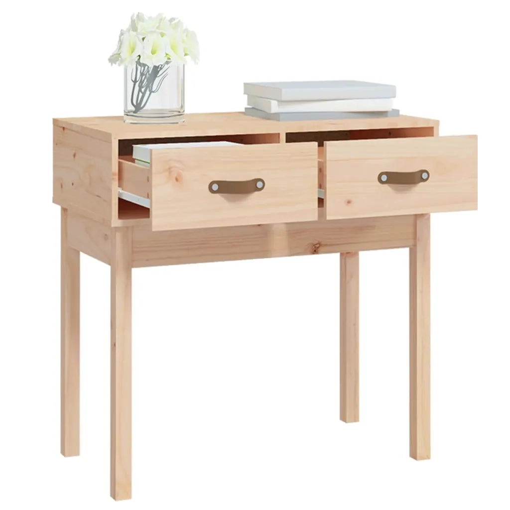 Tavolo Consolle 76,5x40x75 cm in Legno Massello di Pino 821749
