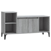 Mobile TV multimediale mensola TV credenza TV sala da pranzo soggiorno camera da letto Sonoma 100 x 35 x 55 cm legno ingegnerizzato grigio 02_0028340