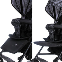 Passeggino Pieghevole per Bambini Barotti Zoom Nero/Grigio