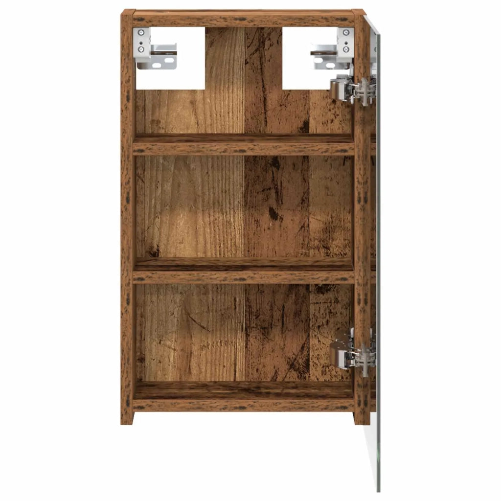 Mobiletto per specchio da bagno Legno vecchio 30 x 10,5 x 50 cm 889013