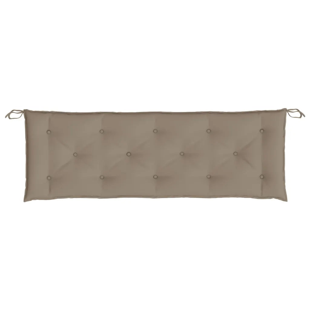 Cuscino per Panca Tortora 150x50x3 cm in Tessuto Oxford 361610
