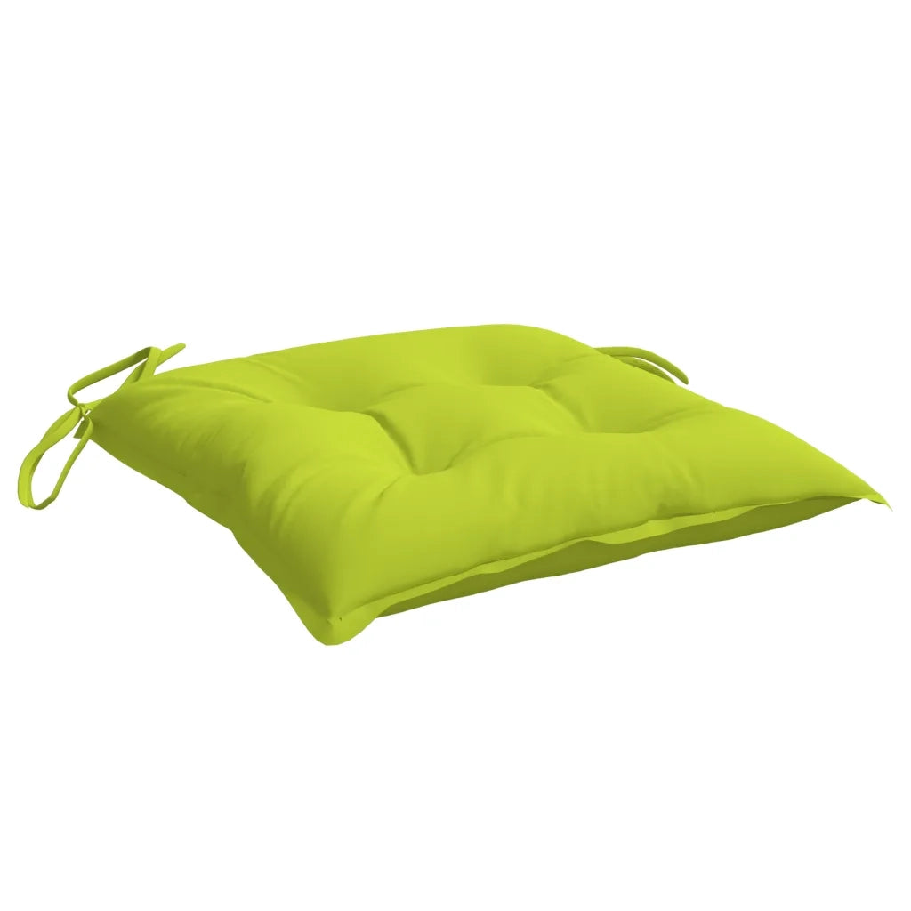 Cuscini per Pallet 6 pz | Cuscini per sedie Verde Chiaro 50x50x7 cm Tessuto Oxford