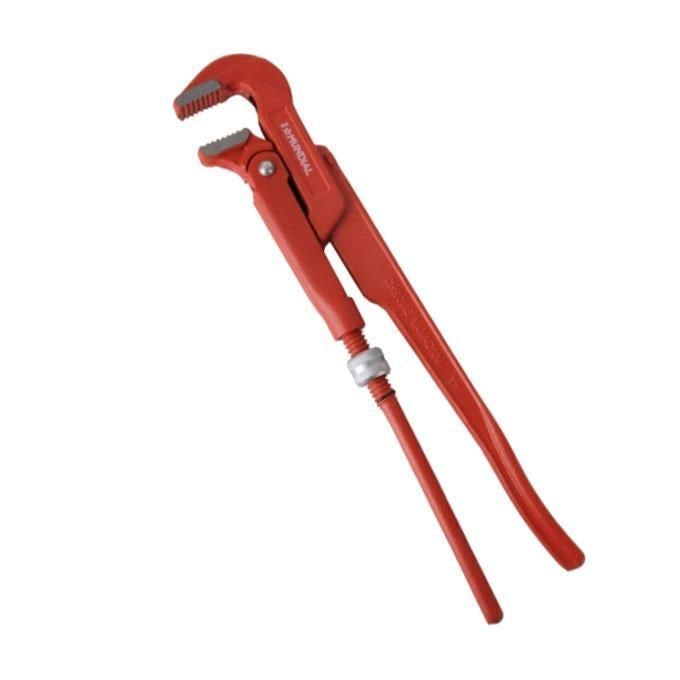 Mundial AC  CHIAVE GIRATUBO SVEDESE 90° 3'' IN ACCIAIO CROMO VANADIO LUNGA 620 MM colore Rosso
