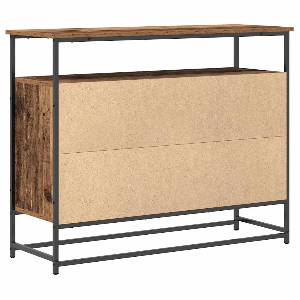 Credenza | Madia | Buffet da pranzo | Armadio da pranzo Legno vecchio 100 x 35 x 80 cm Legno multistrato