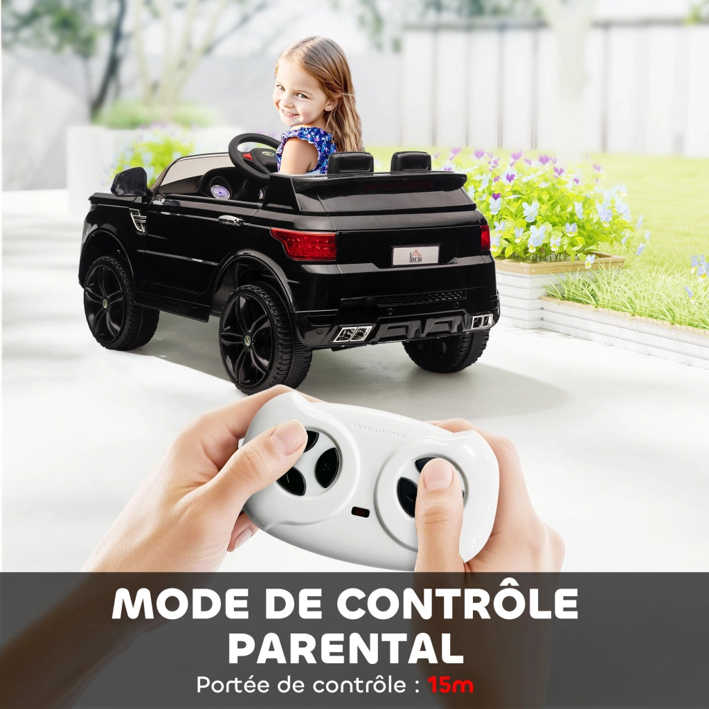 Auto elettrica per bambini 12V doppio motore 3-5 km/h ¨C Xylo ¨C 110x68x52 cm nero