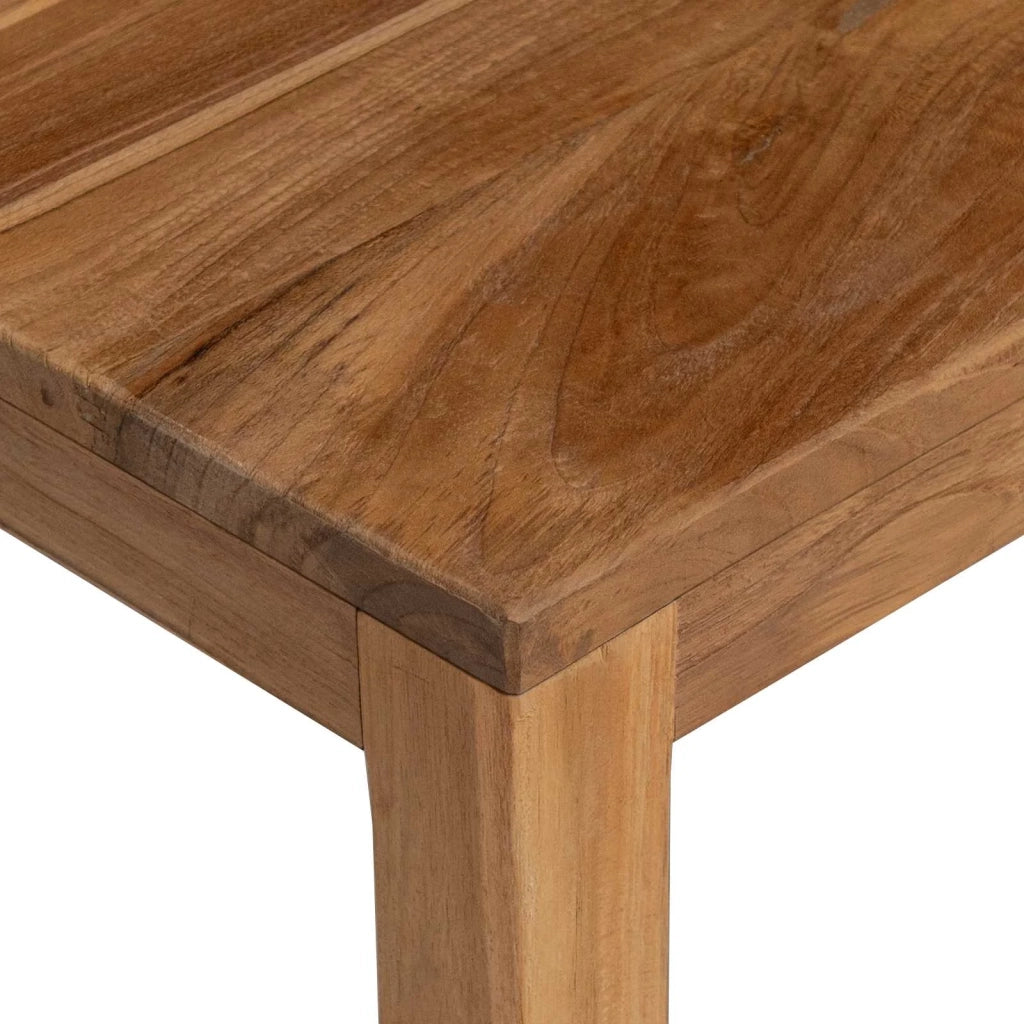 Tavolo consolle Naturale 110 x 35 x 75 cm Legno di teak solido 42024253