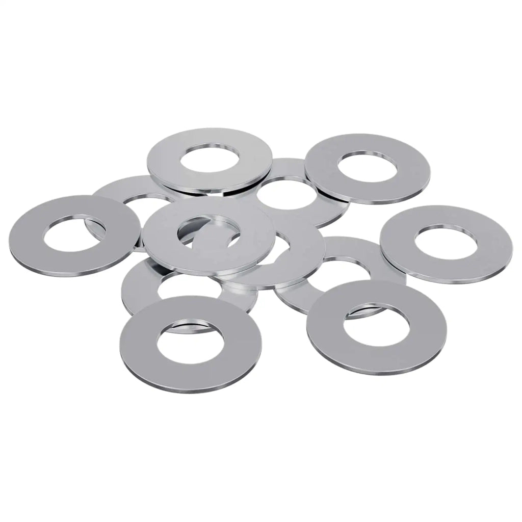 Rondelle 12 pz Argento 16 x 16 x 1,5 cm Ferro CFW4633369