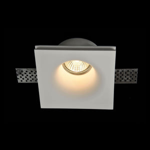 Faretto da incasso Downlight in Gesso Gyps Modern Bianco