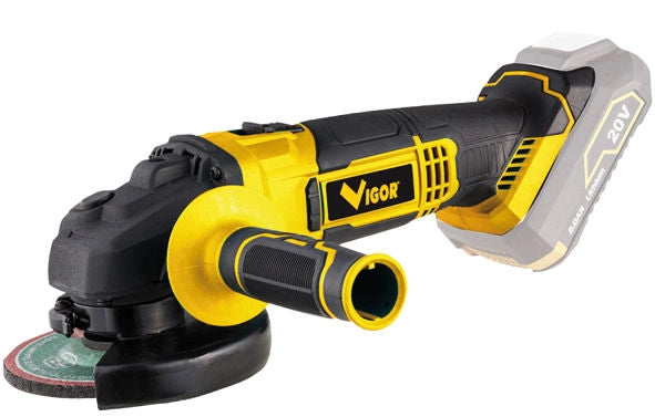 Vigor Blinky VI-S 20V LI Smerigliatrice Angolare 115 mm 20V 1000 rpm compatibile 1.5 3 4 Ah senza batteria