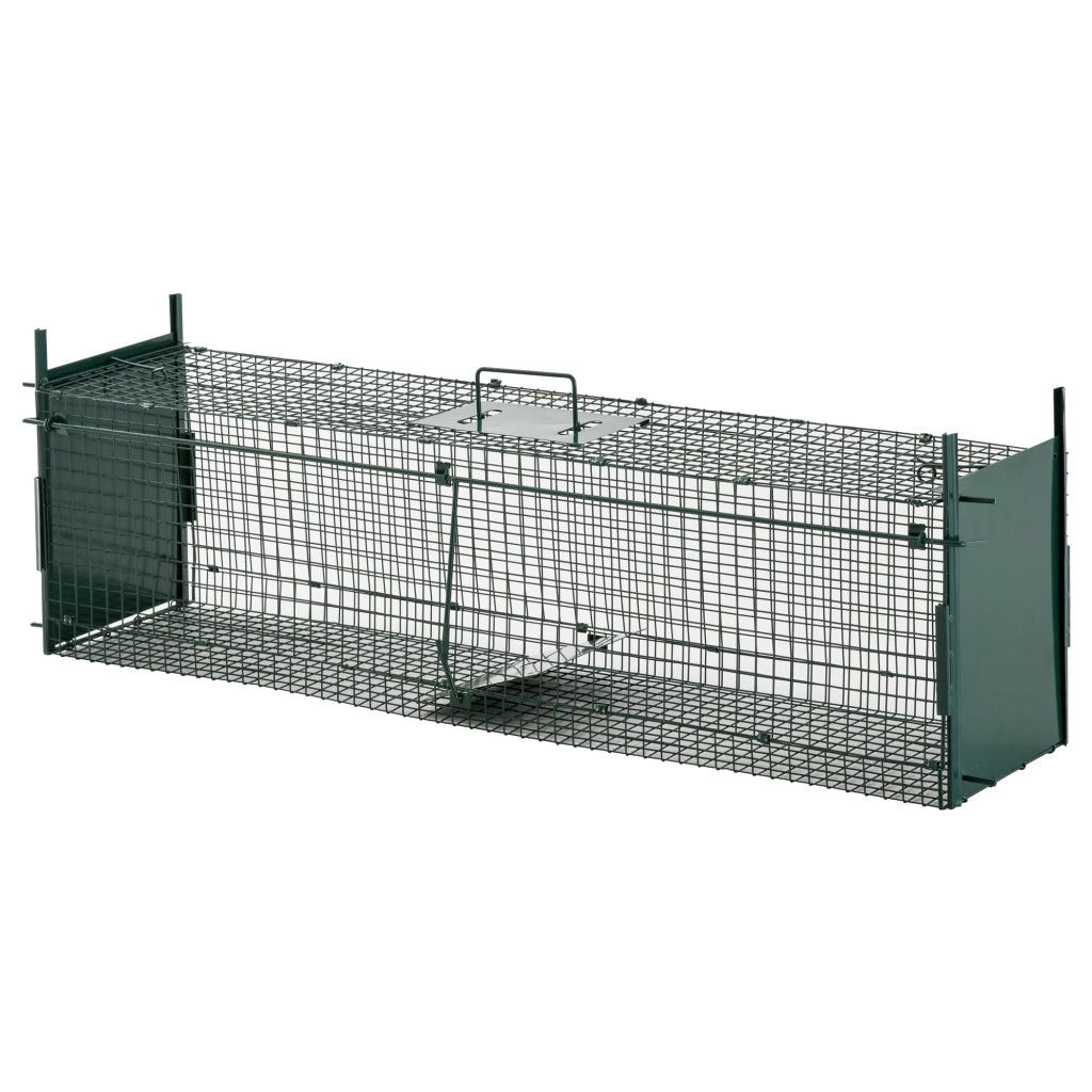 Gabbia per Piccoli Animali con Doppia Porta ¨C zephmum ¨C 100x25x28cm