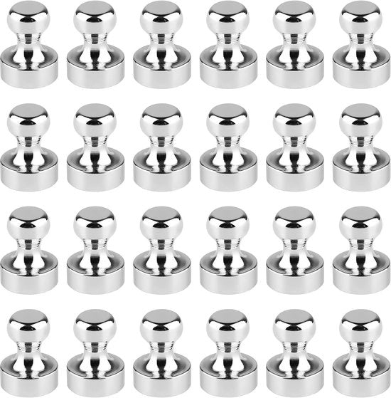 24 pezzi di magneti forti, magneti per frigorifero, magneti di neodimio, magneti per frigorifero, piatto magnetico magneti, piccoli magneti forti per cucina, ufficio, scuola, studio