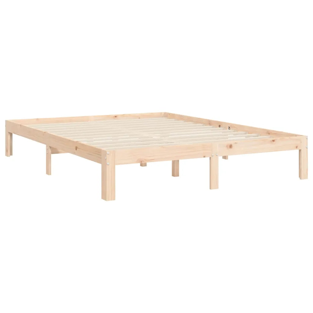 Giroletto con Testiera King Size in Legno Massello 3193731