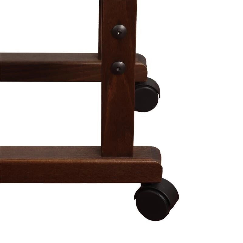 INDOSSATORE APPENDIABITI DA CAMERA PRATIC LEGNO DI FAGGIO NOCE 44 X 25 X 98 H