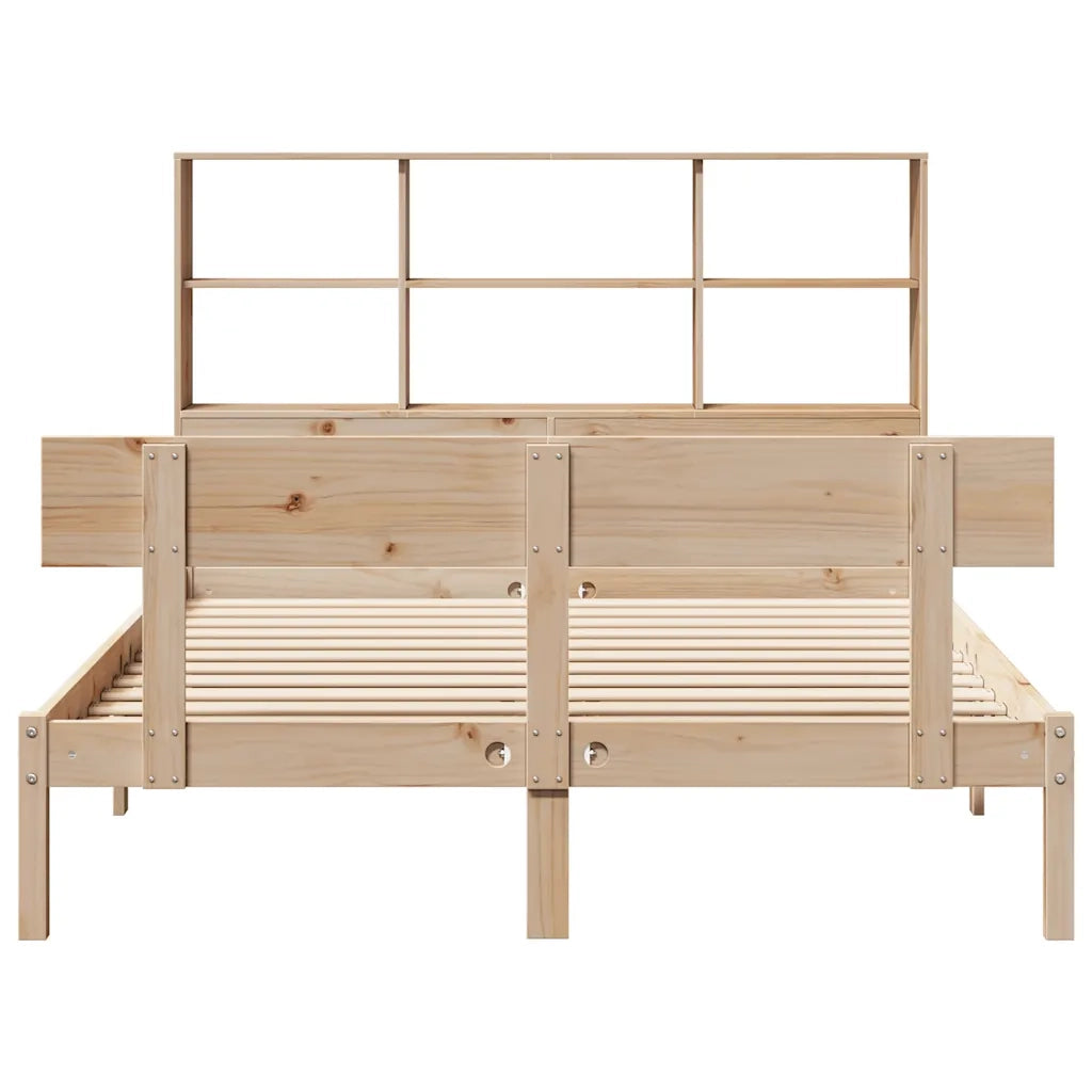Letto Libreria senza Materasso 150x200 cm in Legno di Pino 3321810