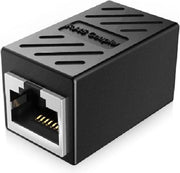 RJ45 CAT6 | Coude internetcavo | Estensione di rete Ethernet coupler | Nero