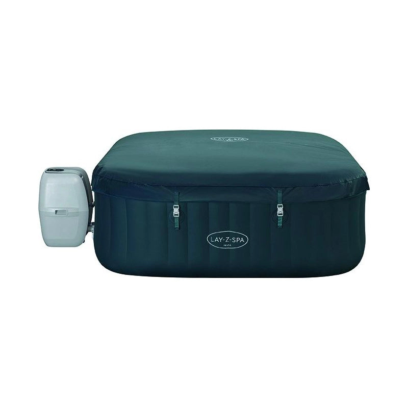 Vasca idromassaggio gonfiabile Bestway Lay-Z-Spa Ibiza AirJet 180x180x66 cm quadrata 4-6 posti con riscaldamento e massaggio