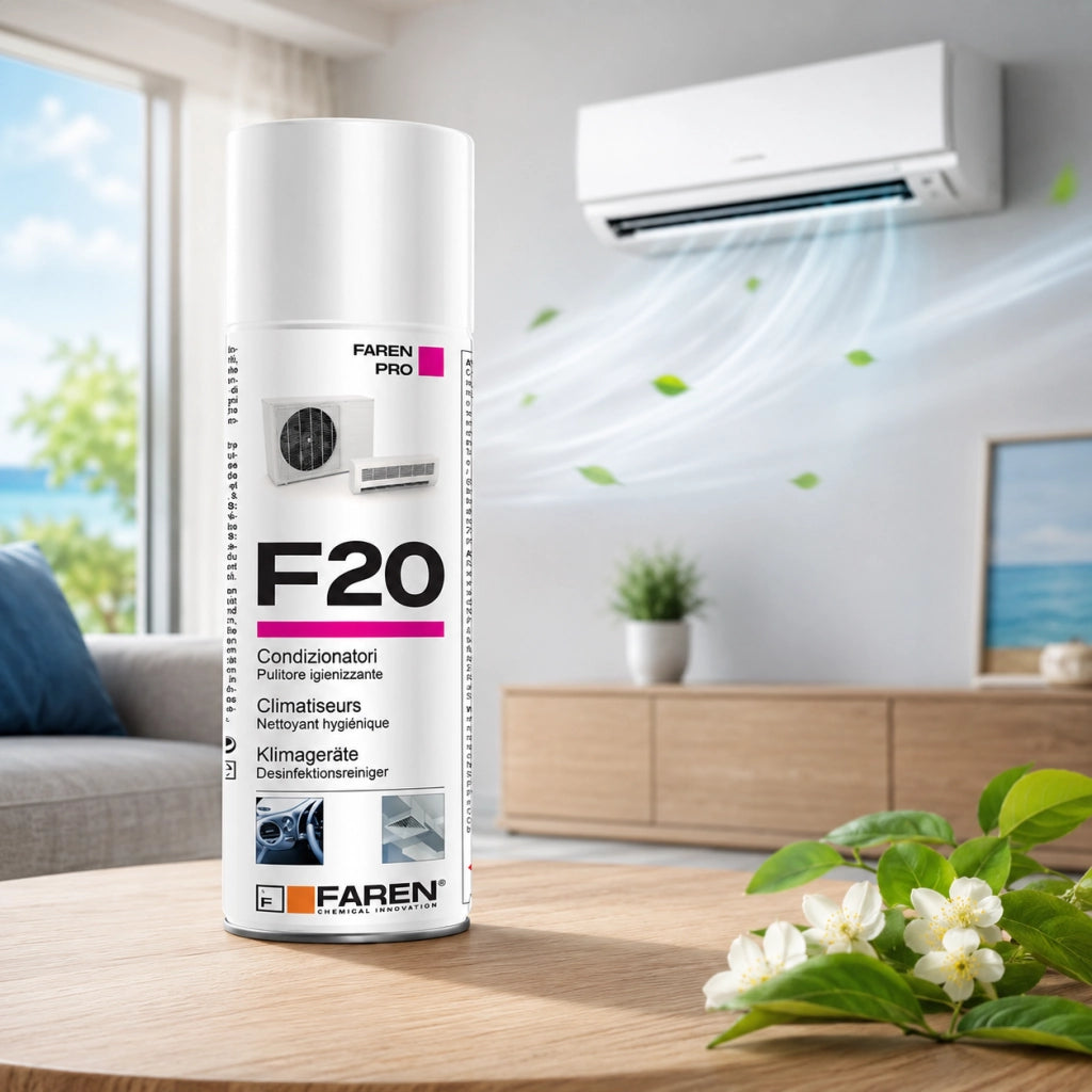 Faren f20 igienizzante spray profumato per climatizzatori casa auto 400ml 2 pezzi