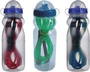 Tessuto da springa unisex con bottiglia di acqua - per adulti - nero e rosa