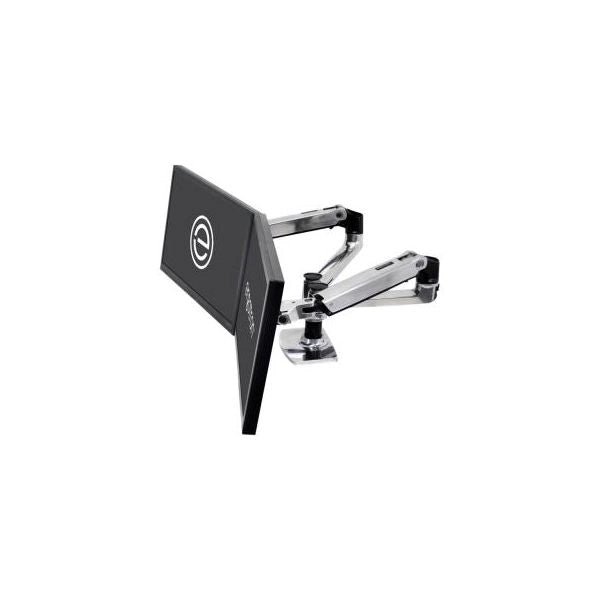 Ergotron lx dual side-by-side sideby sidebyside arm argento (45-245-026) (45245026) - 148653