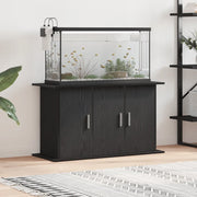 Supporto per acquario in rovere nero 101x41x58 cm in legno ingegnerizzato 862156