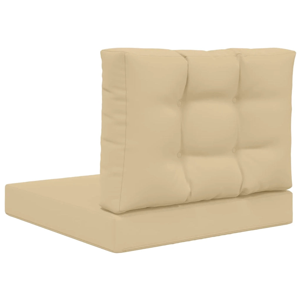 Cuscino per divano da esterno 2 pcs Beige Poliestere 900730
