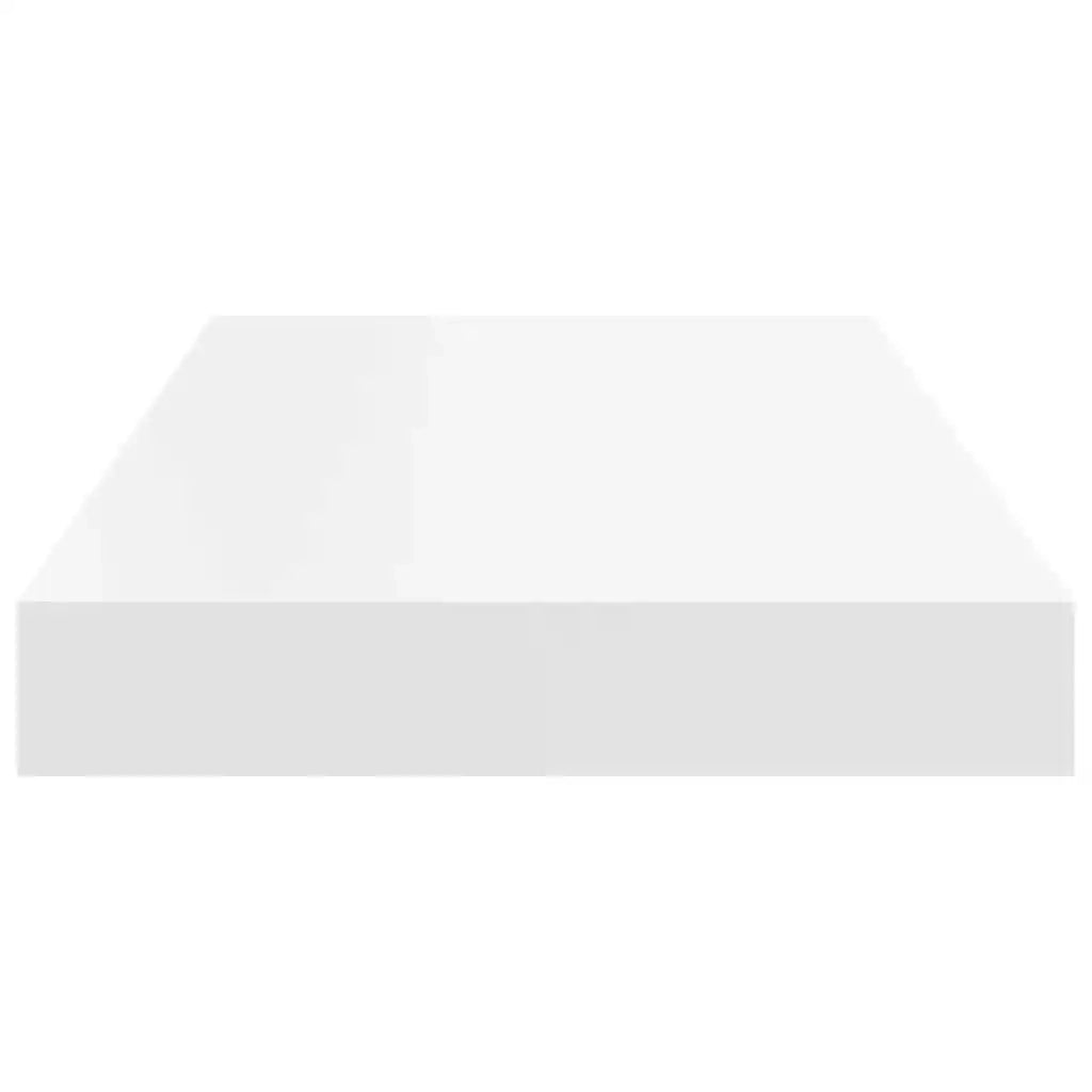 4 pz Scaffali a Parete | Ripiano a parete | Mensole a Parete Bianchi 50x23x3,8 cm in MDF