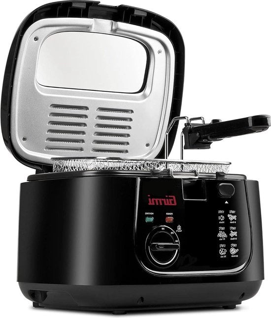 Friteuse 1800 W 25 l antiaderente in nero 

Specifiche tecniche: FG21